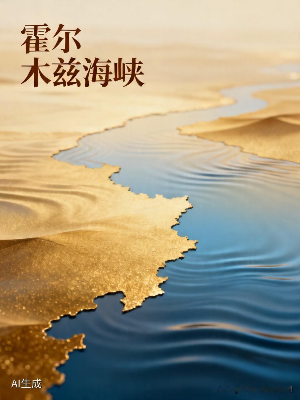 霍尔木兹海峡的收费站这个项目，我们应该承包了，给伊朗建一个，给中东建一个，再给欧