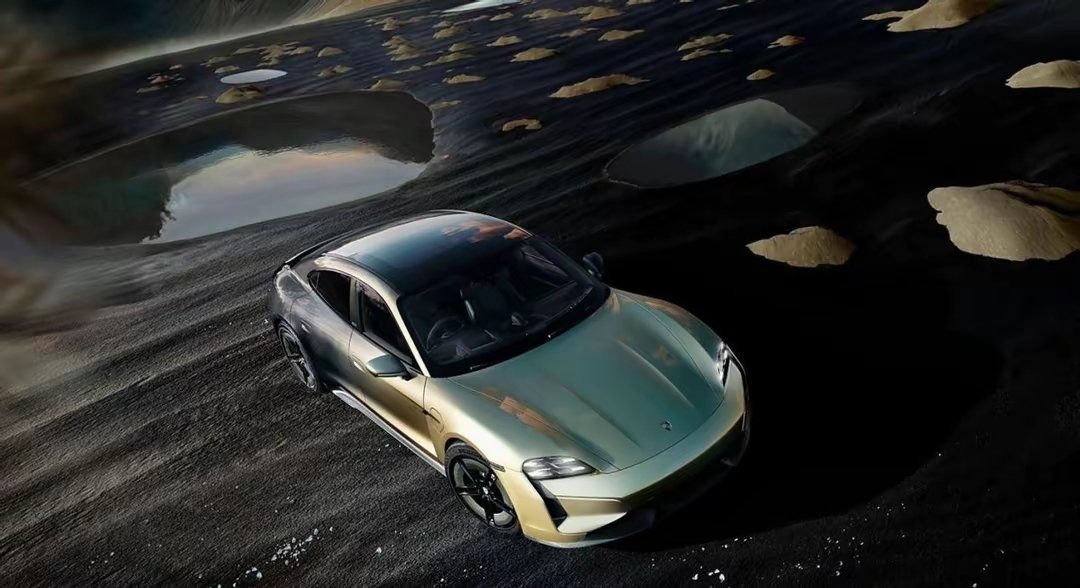 保时捷发布了Taycan Turbo S天宫玉主题的孤品，这款车由保时捷 Son