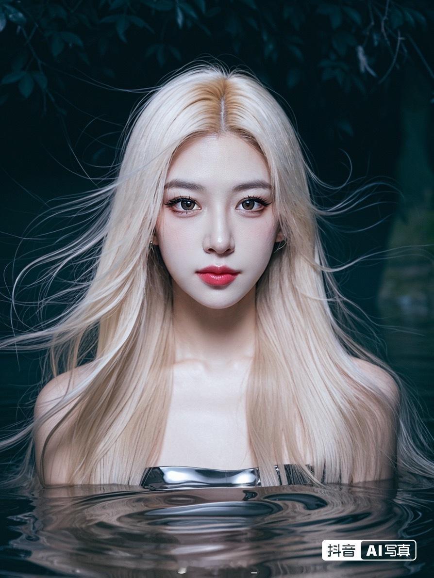 抖音ai真离谱，每一张都好看，就是没一张像我的 ​​​