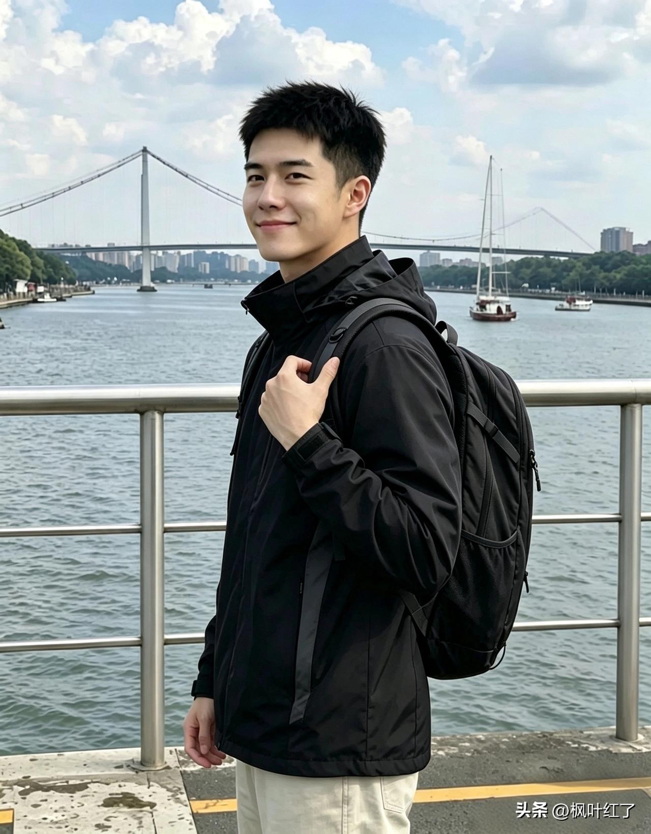 昨天晚上8点，我准时给儿子打视频电话。我就想知道他到底是跟谁一起去旅游的，在我心
