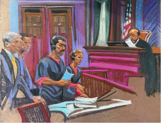 首次出庭细节曝光！马杜罗夫妇身着同款囚服，疑似均受伤
 
当地时间 1 月 5 