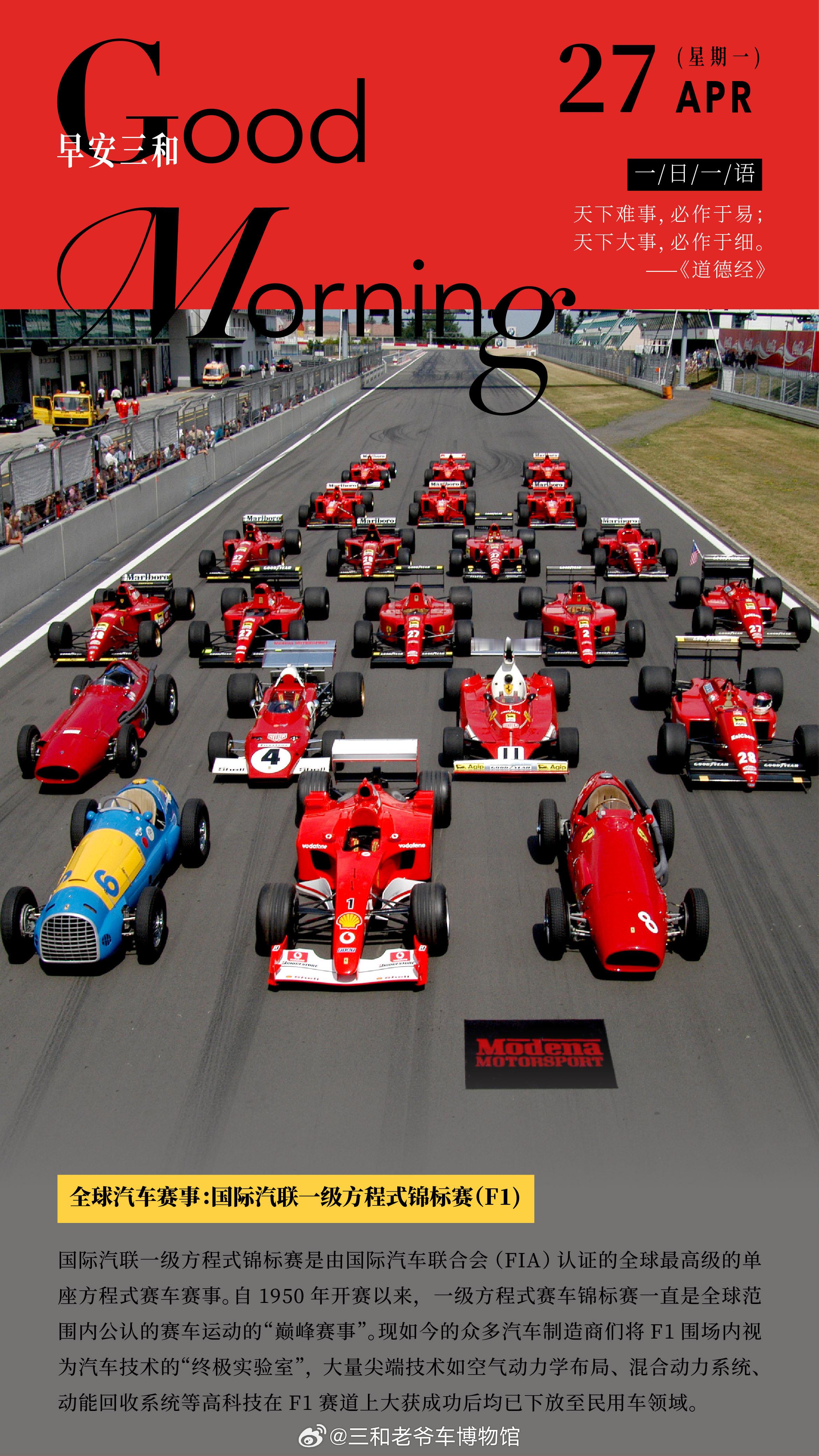 全球汽车赛事：国际汽联一级方程式锦标赛（F1）国际汽联一级方程式锦标赛是由国际汽