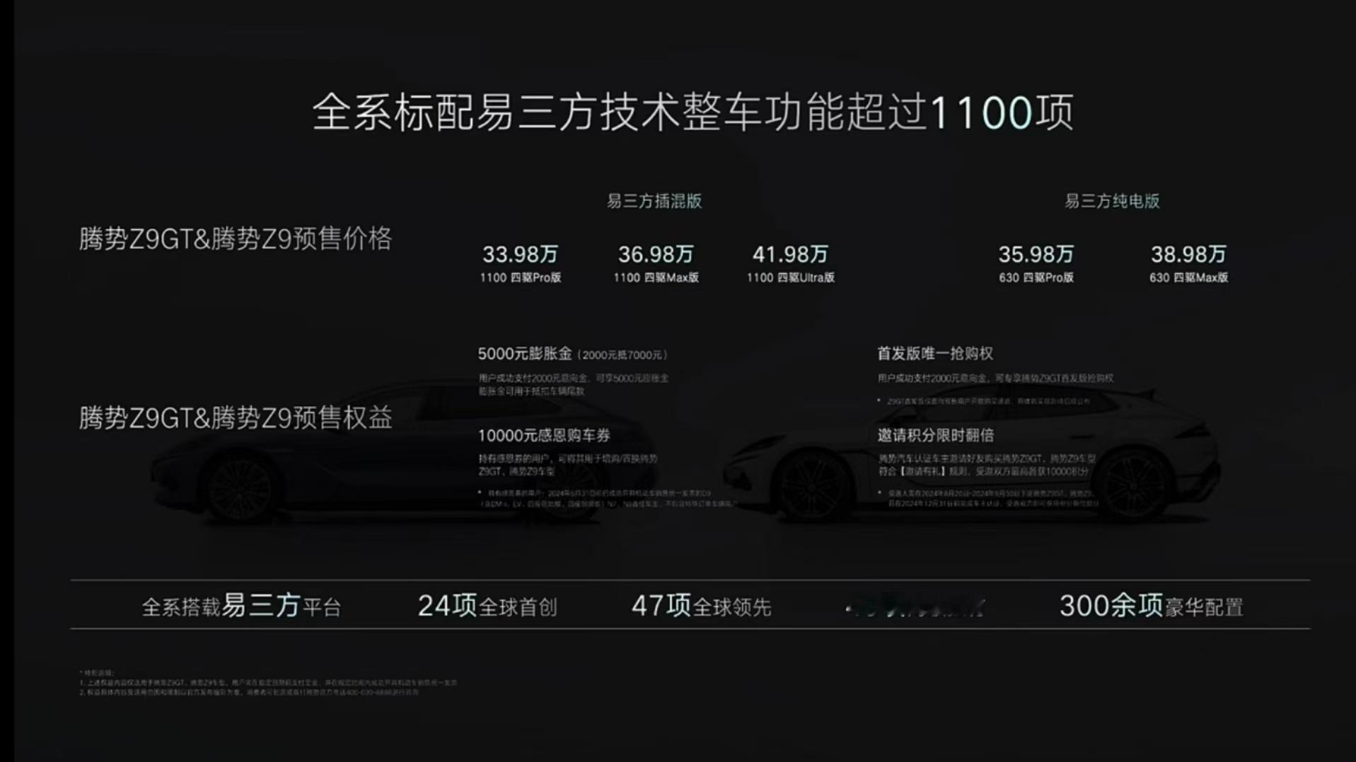 #腾势Z9GT打破世界纪录##比亚迪全新黑科技赋能腾势#  腾势Z9轿车、Z9G
