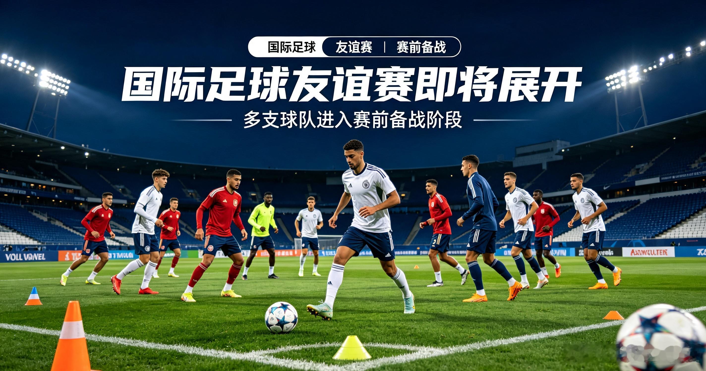 国际足球友谊赛即将陆续展开，多支国家队和俱乐部进入赛前备战阶段，教练组重点演练攻