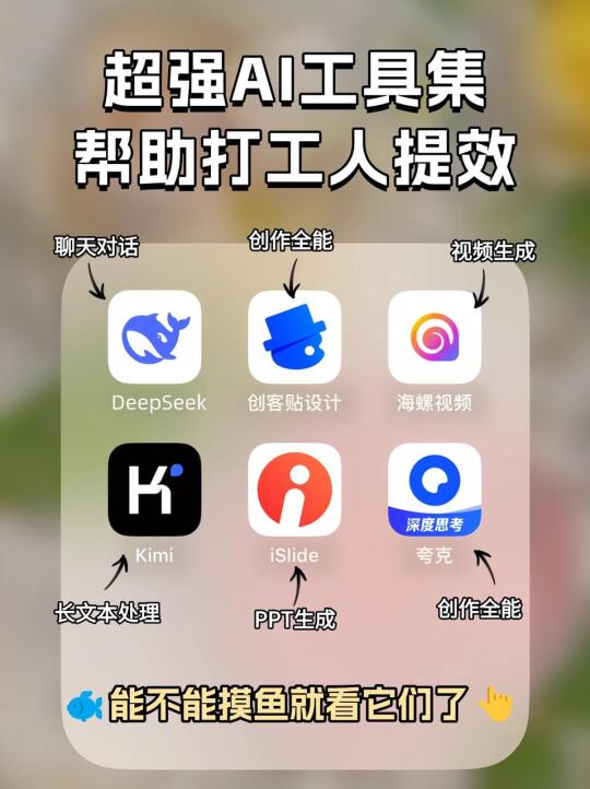 超全整理‼6款打工人都藏着的AI工具