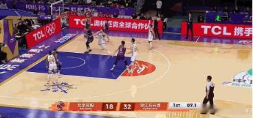 太准了！布朗首节三分5中4得到14分2助攻1月21日讯 CBA常规赛，广厦首节3
