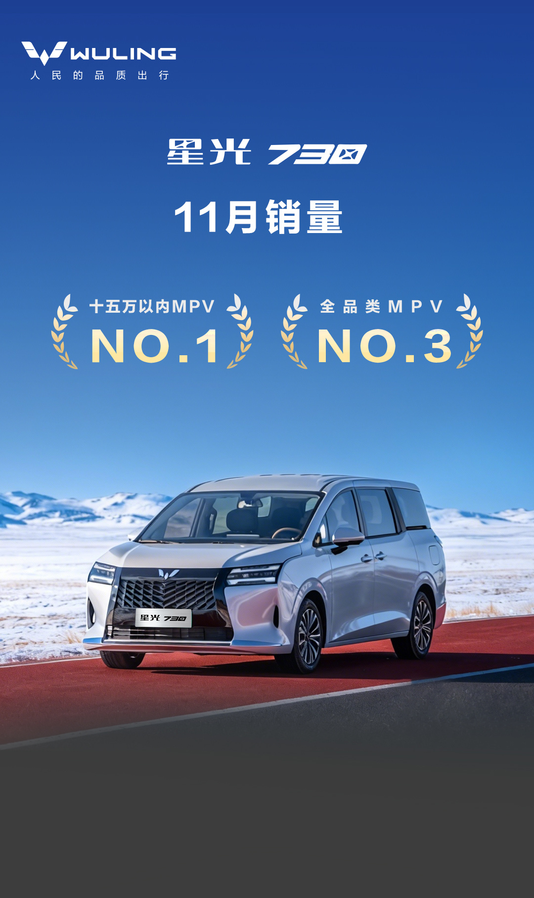 星光730 上市不到一个月，已经累计销量超14000台！而且在11月销量中，荣登