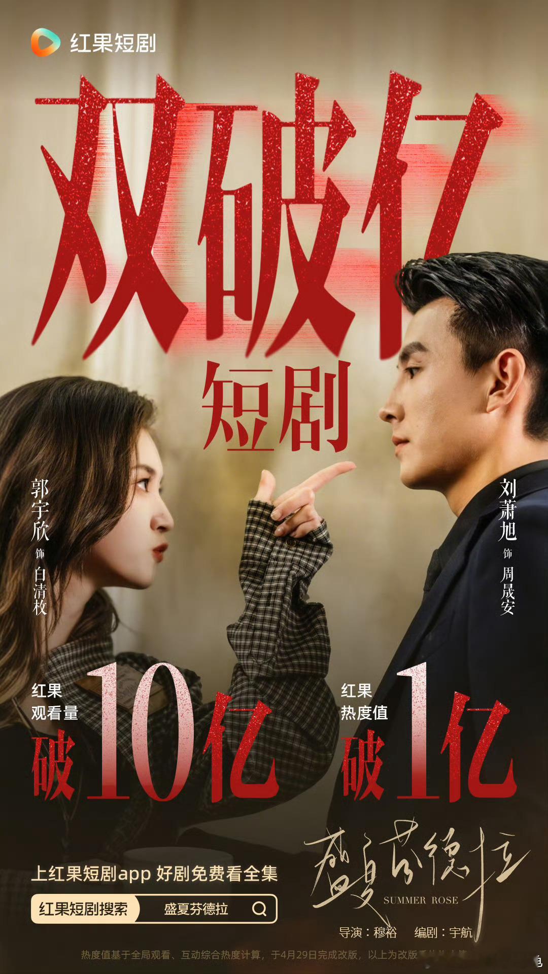 曝郭宇欣私下说绝对不和刘萧旭二搭 这么容不下两个优秀演员的成功吗？拿成绩说话很难