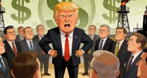 特朗普召集20家美国石油巨头开会，一句“亏的120亿美元就算了，你不干还有25家