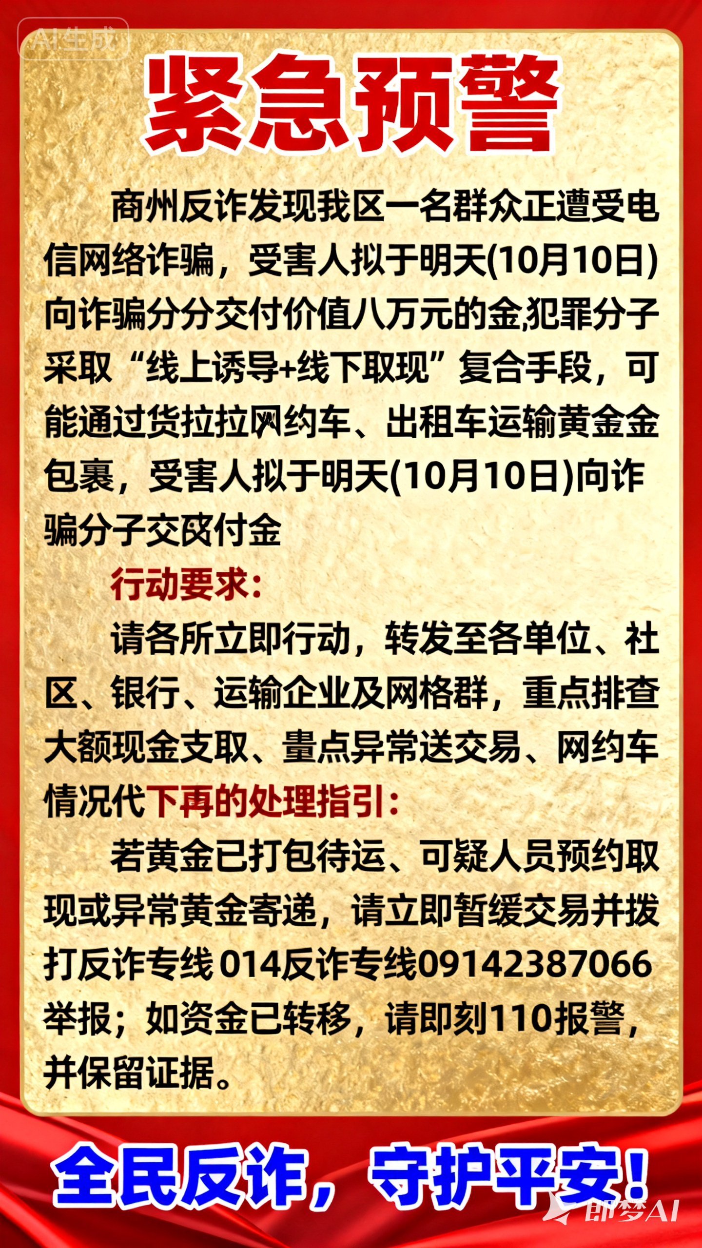 秦岭笑谈[超话] 紧急预警       商州反诈发现我区一名群众正遭受电信网络诈