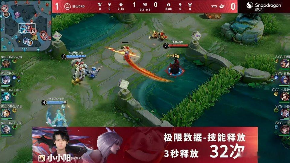 DRG对战SYG小小阳极限数据，3秒释放技能32次32？ 