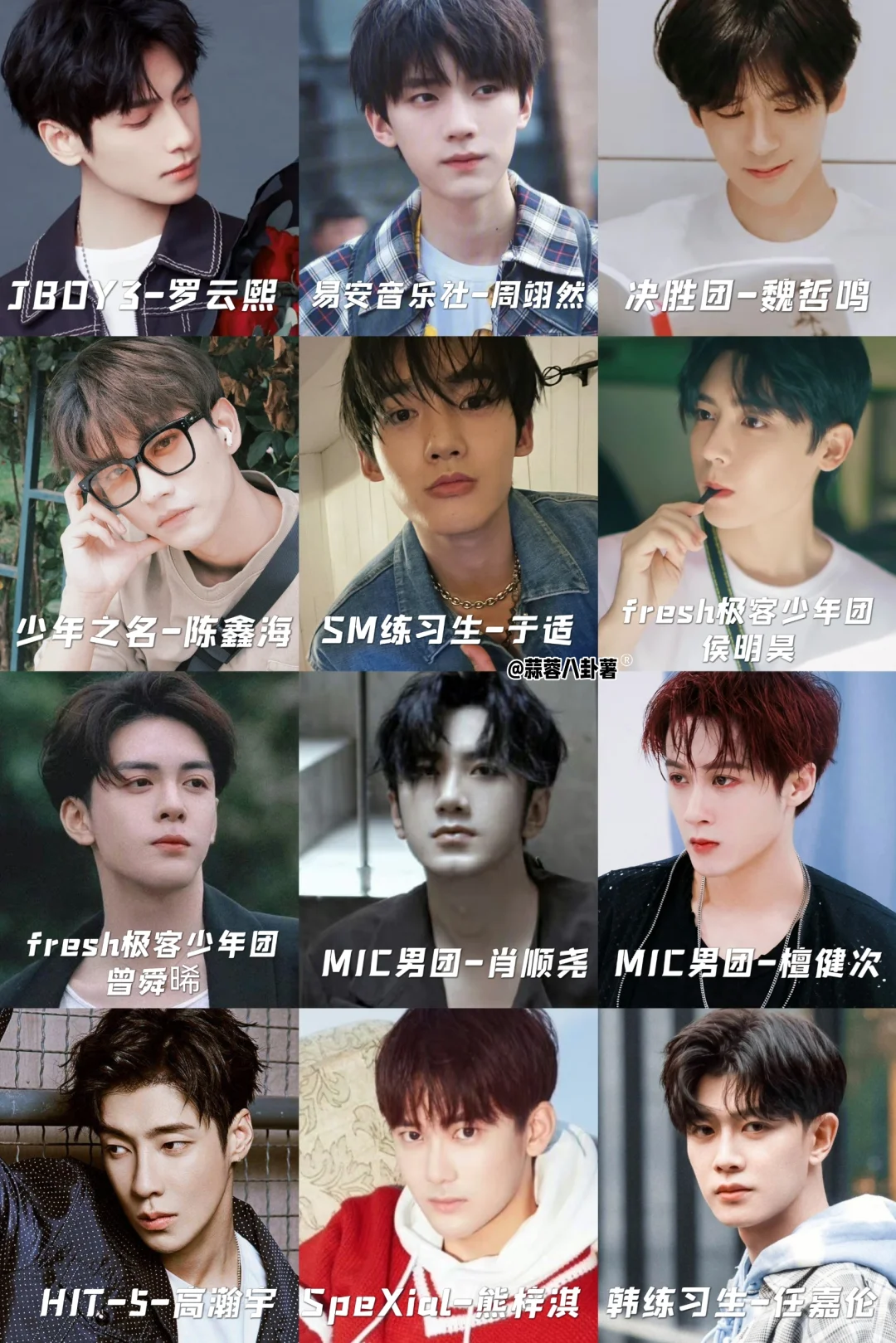 震惊⁉️他们之前居然都是男团成员👀
