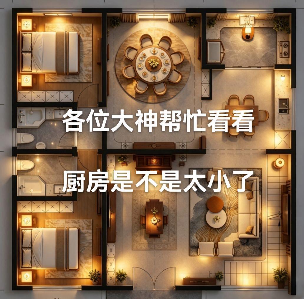 各位大神帮忙看看，厨房够用吗？设计 农村自建房 农村自建别墅 农村 别墅