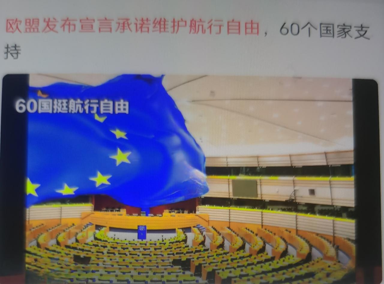 当地时间10月12日，欧盟外交与安全高级代表卡拉斯推出维护海洋法完整性承诺宣言（