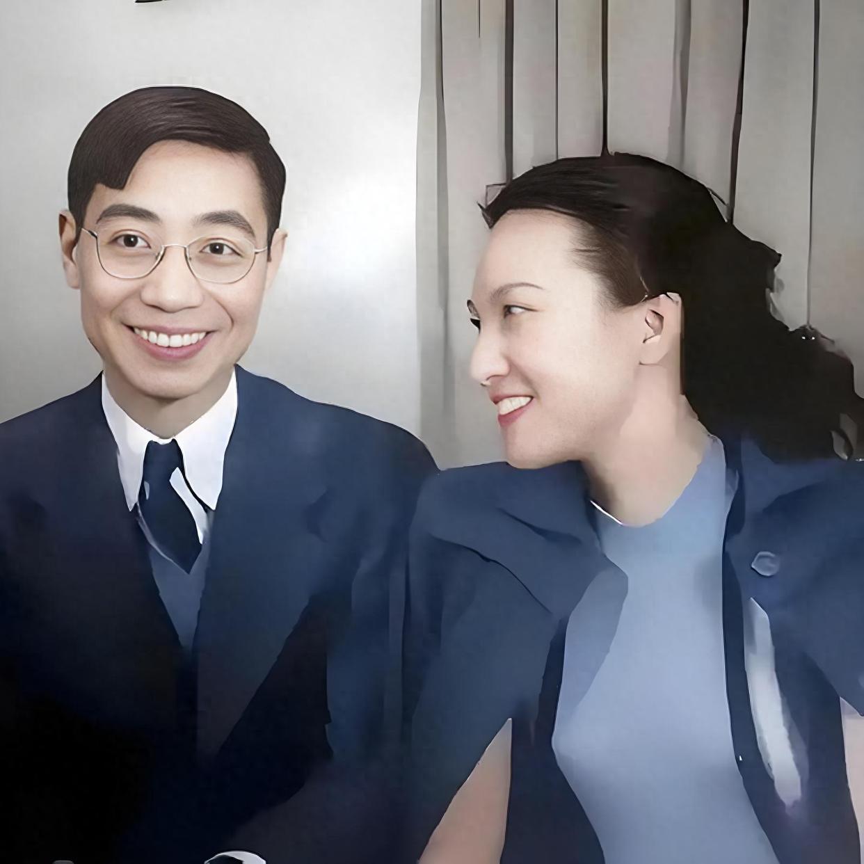 1947年，30岁的李佩看向郭永怀院士，满眼都是爱意，那时他们处于热恋时期的留念