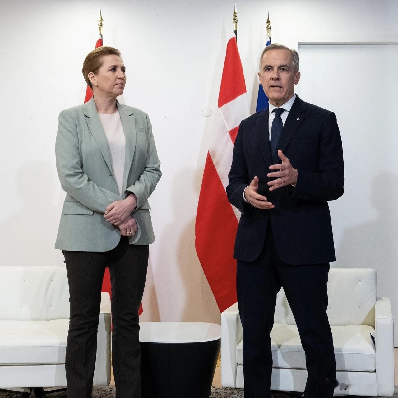 加拿大和丹麦开始抱团取暖了！由于川普一系列的威胁，让美国身边这两个小弟，如坐针毡