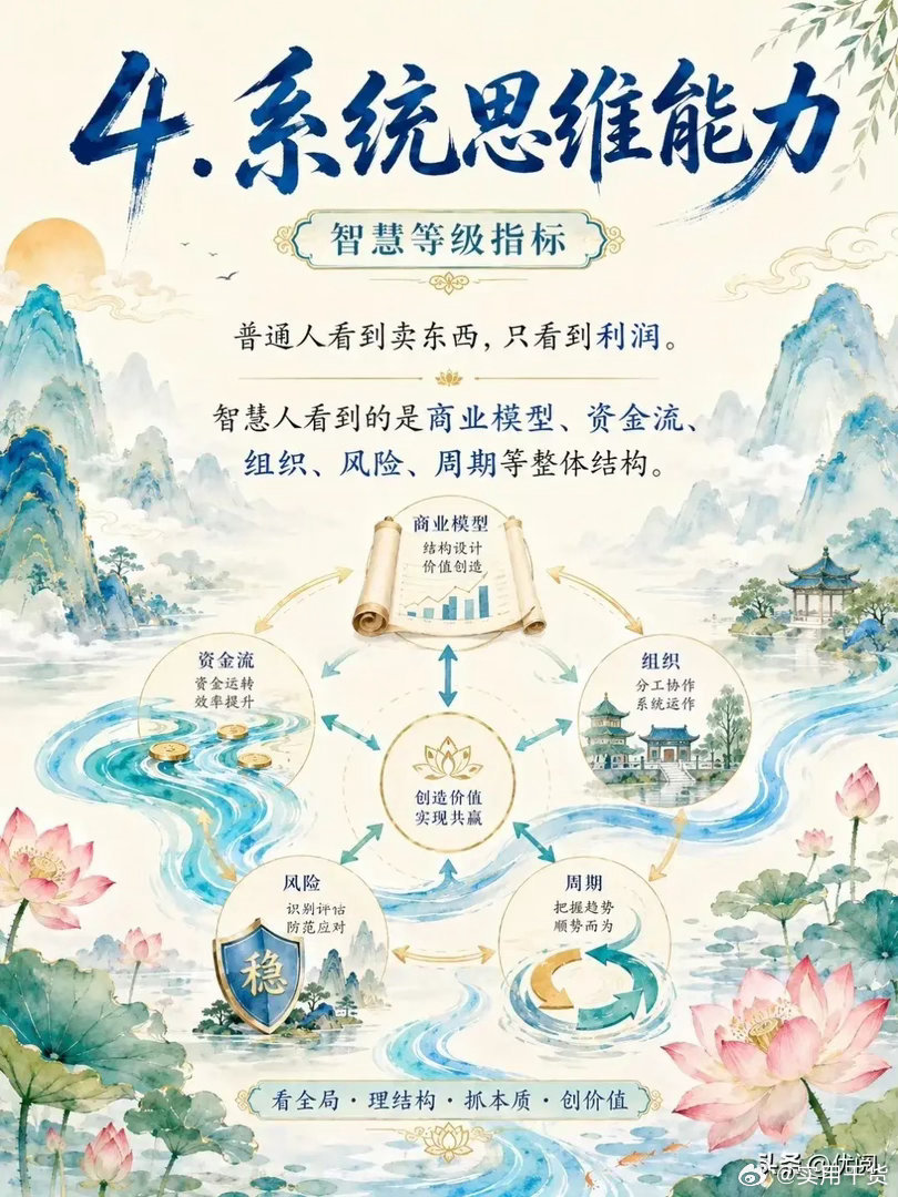 真正有智慧的人，不是不犯错，而是能在每一次错误里，看见规律，完成升级。 