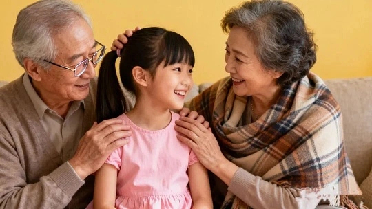 隔辈亲 父母看到了儿时的你所谓隔辈亲，不是偏爱，是长辈在孩子身上，看见了年少懵懂