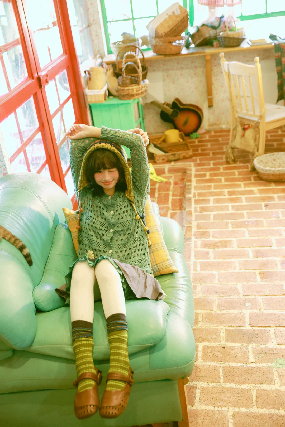 我好像拍到了古早杂志封面！