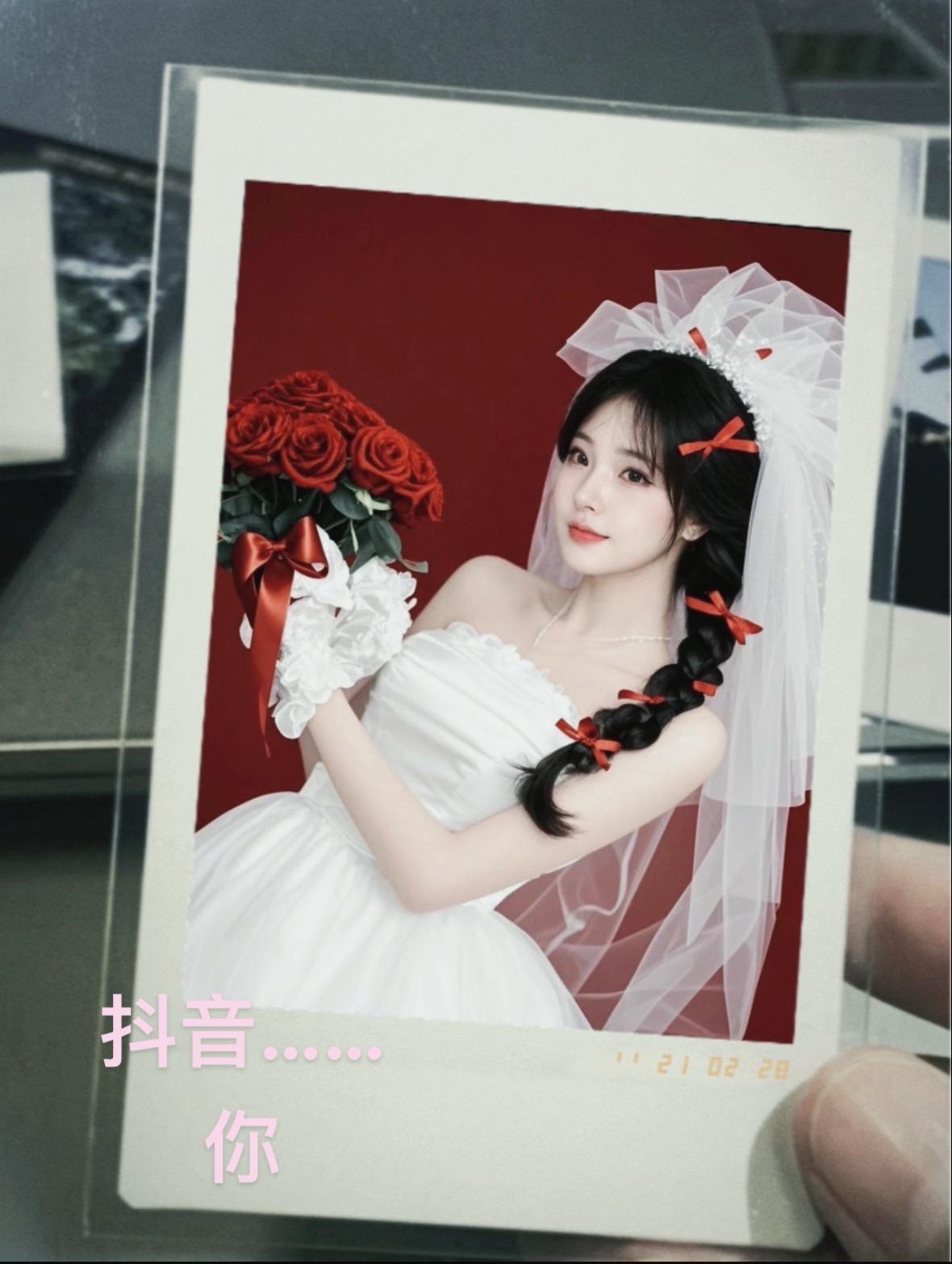 “你一定要去爱一个本身就很好的人👰🏻‍♀️”（喜嫁风红底侧麻花婚纱照