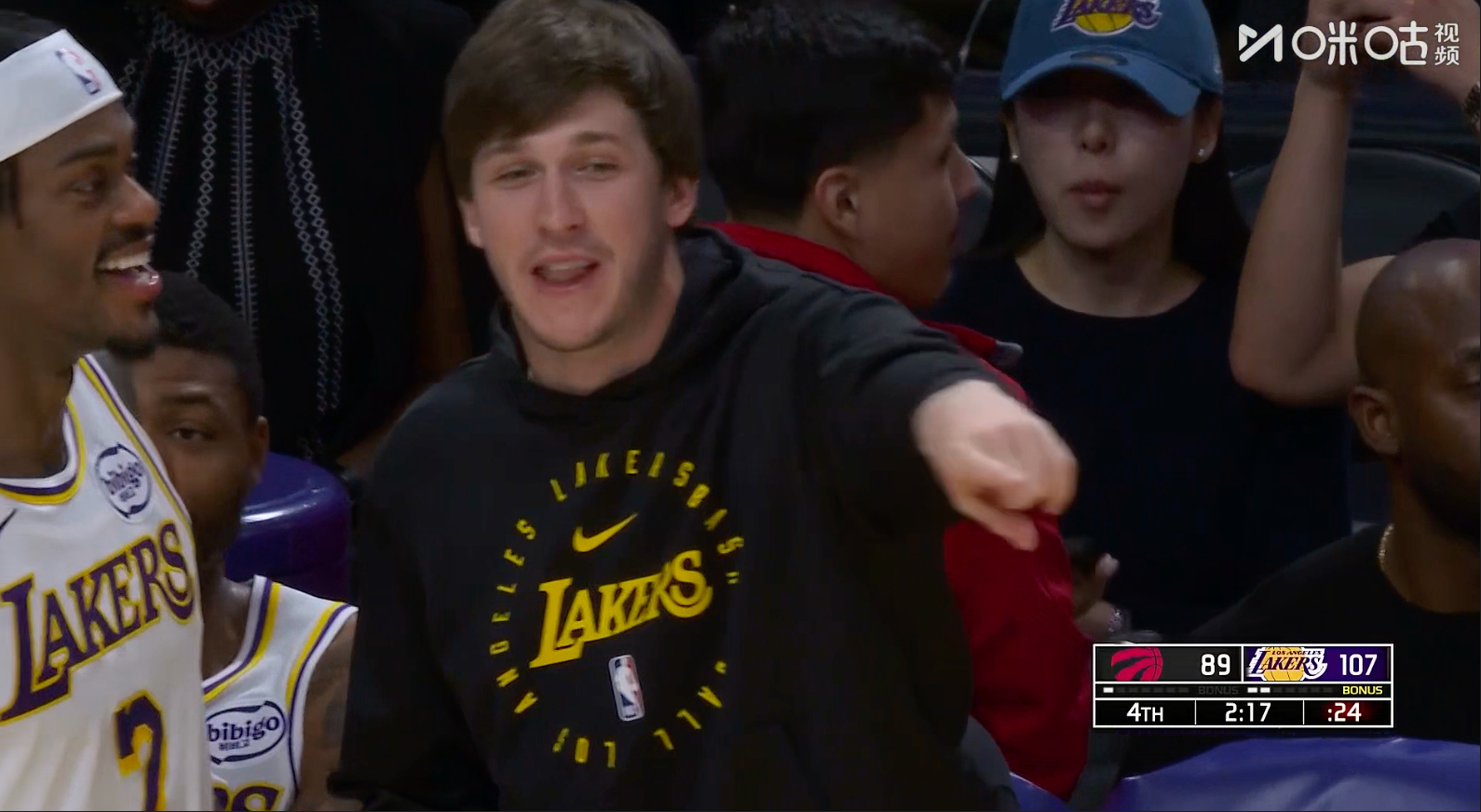 这一个月好漫长数着日子盼你回归猛龙vs湖人湖人国度里夫斯