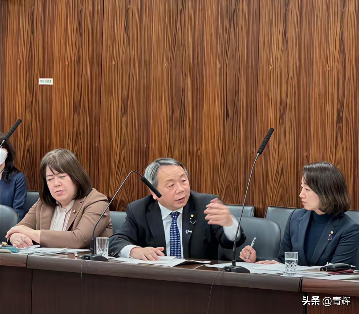 汉奸石平太郎讲话时，两名日本女人的表情亮了
4号当天，石平太郎连续出席了多个公开