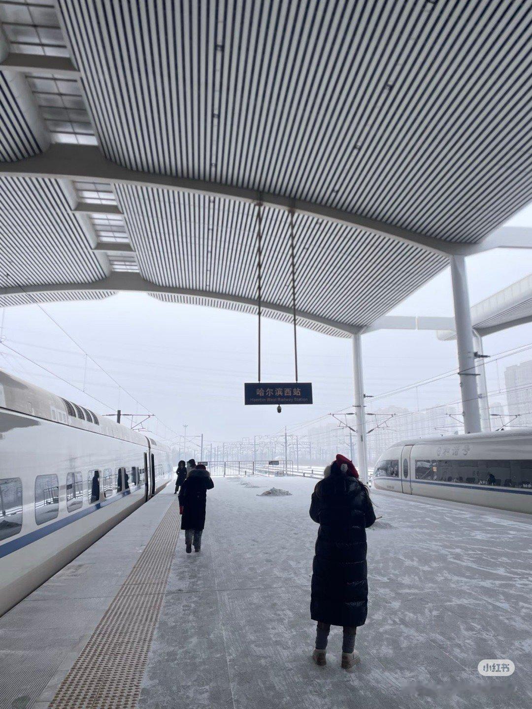 东北的年味是从高铁站散发开的第一次在高铁站感觉像是个小辈东北的年味确实可以，很浓