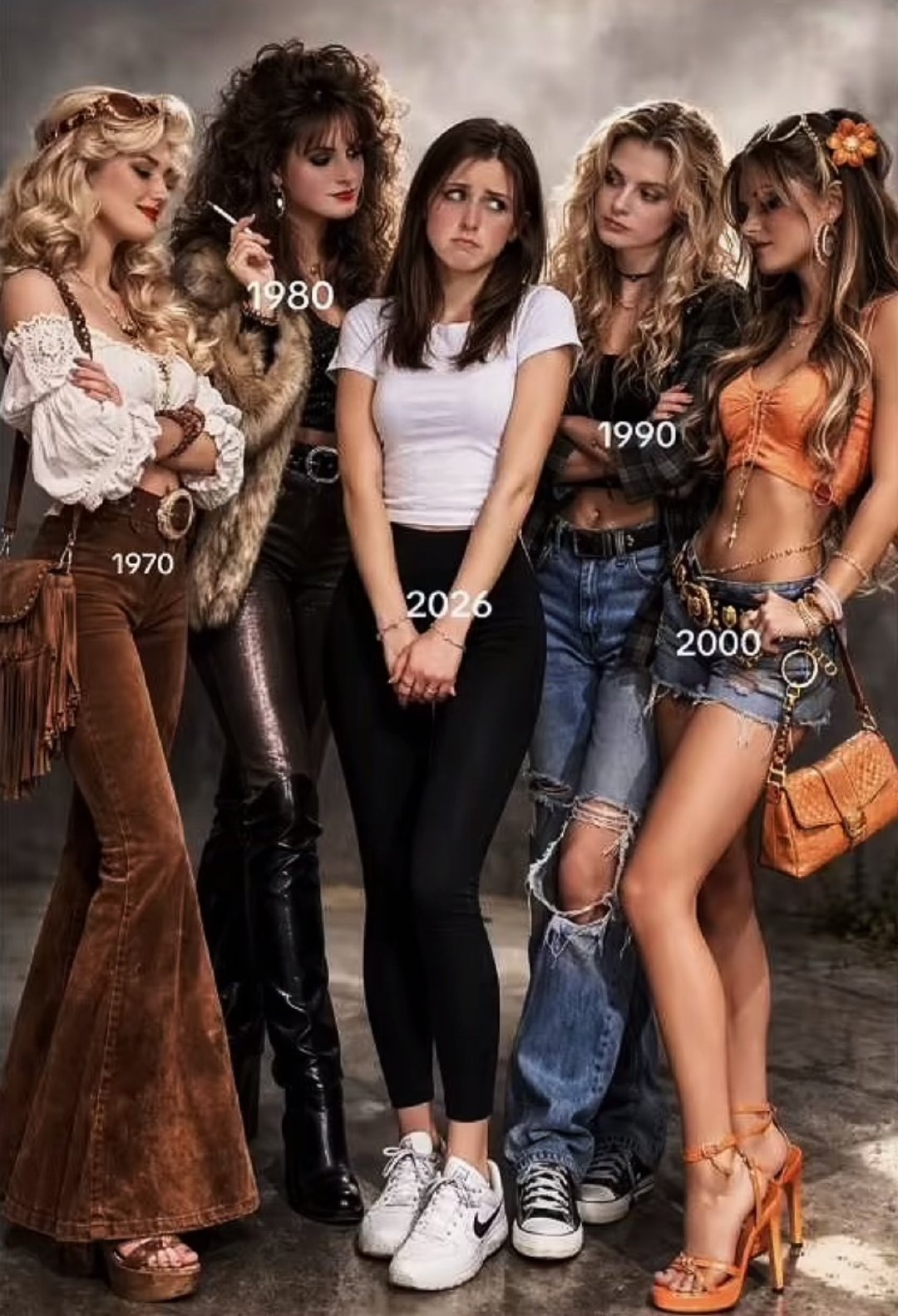 还是以前的穿搭好看 