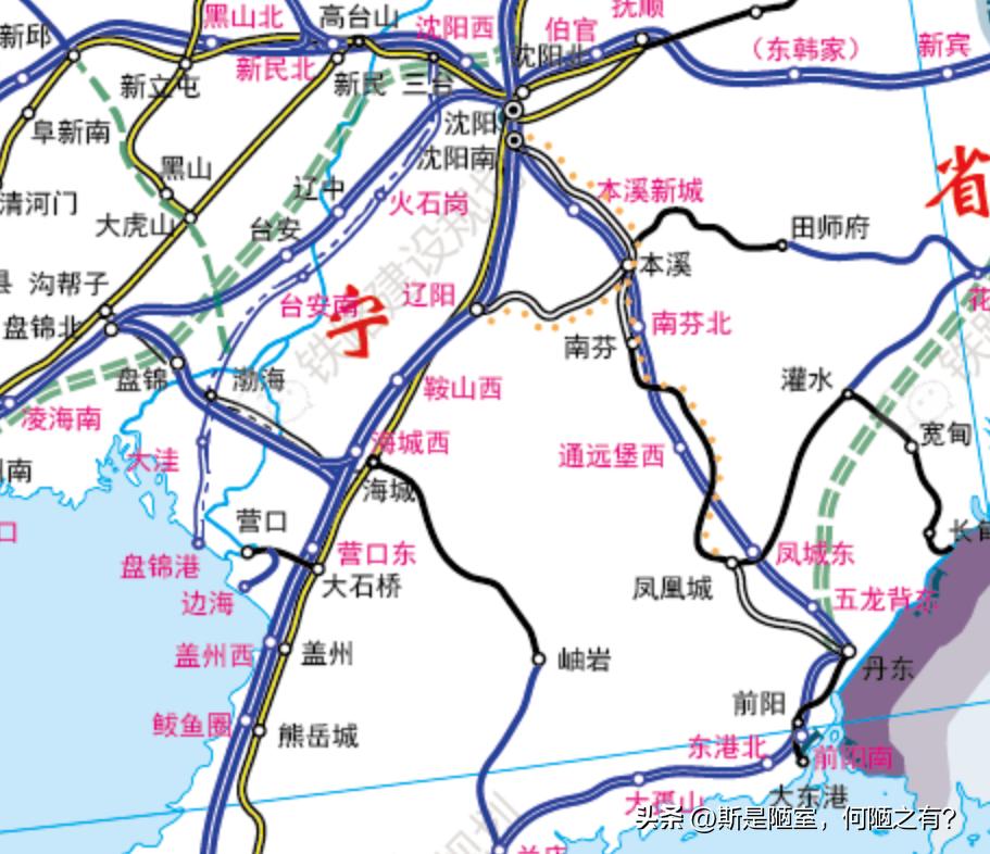 辽宁交通重磅利好！规划中的丹东至营口高铁，一旦全线修通，将彻底终结两地绕行沈阳的