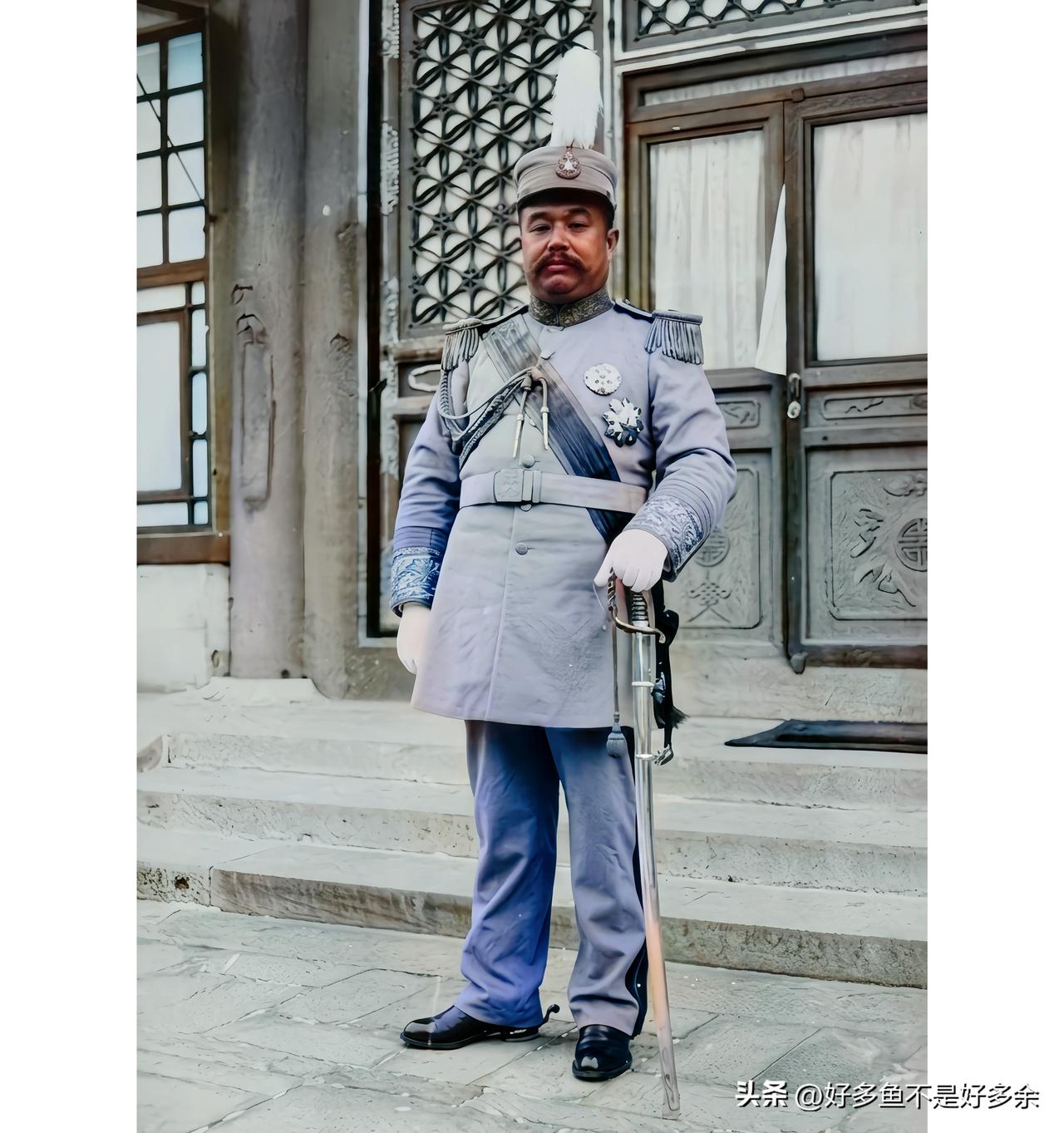 这是黎元洪在北京的真实留影，这才是他的真实模样，而非演员所扮演的，确是他本人，外