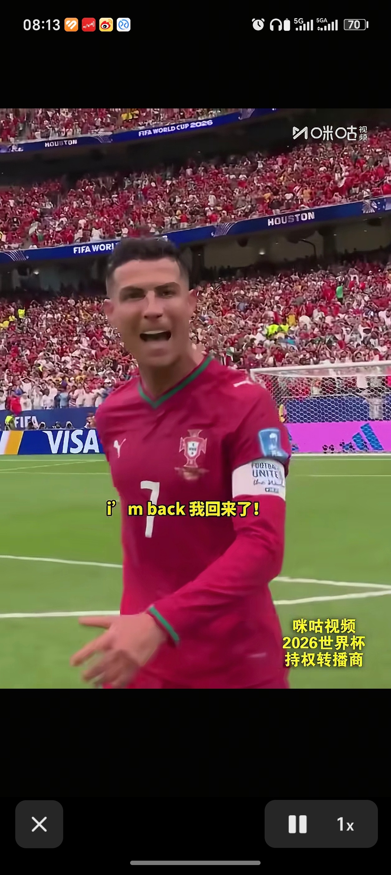 C罗成为葡萄牙世界杯射手王2002年韩日世界杯，葡萄牙对韩国，裁判的判罚尺度让比