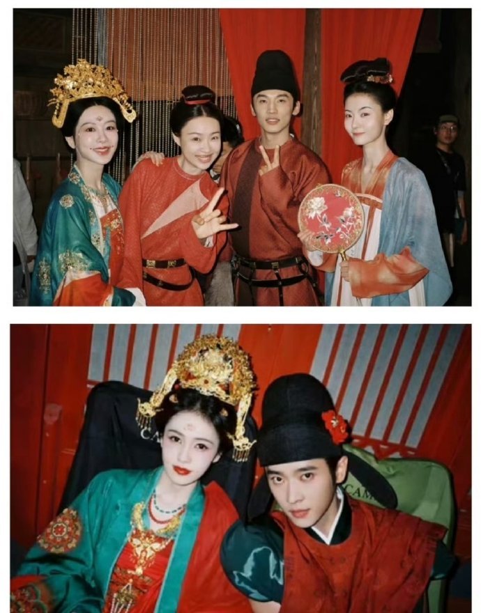 杨紫白鹿同款唐妆杨紫唐妆vs白鹿唐妆杨紫唐妆vs白鹿唐妆 