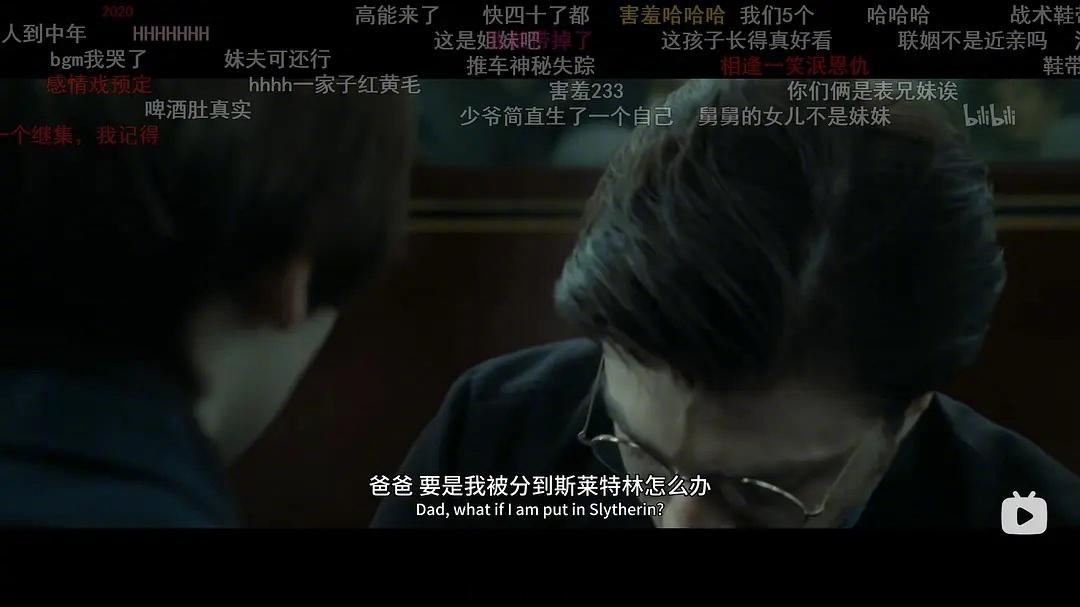真的让我笑了哈利波特中接二连三的评论真的把我从英国带回了中国“爸爸，如果我被分到