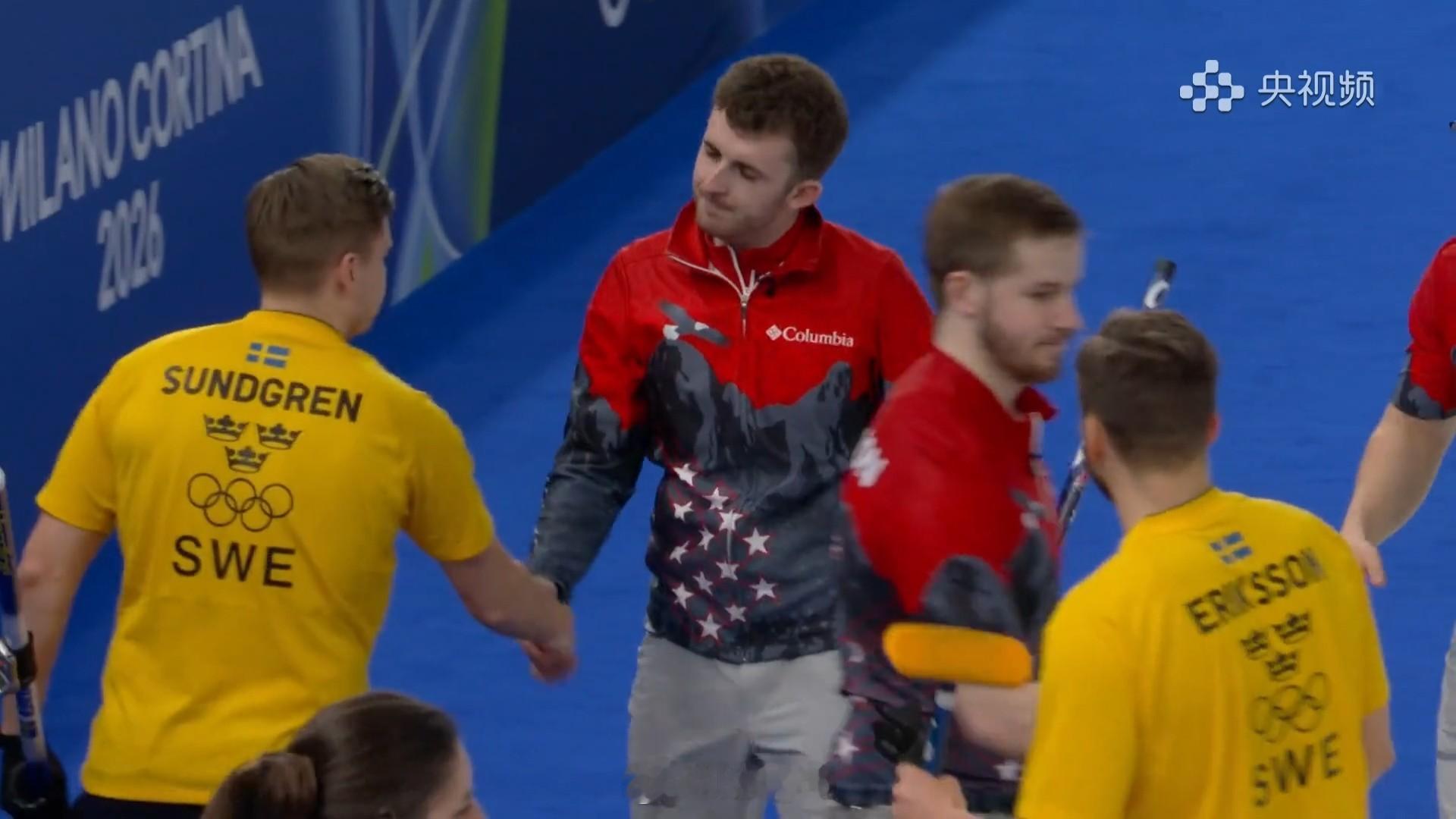 2026年米兰科尔蒂纳冬奥会 美国8-5战胜瑞典爱丁目前一胜四负，美国来到三胜两