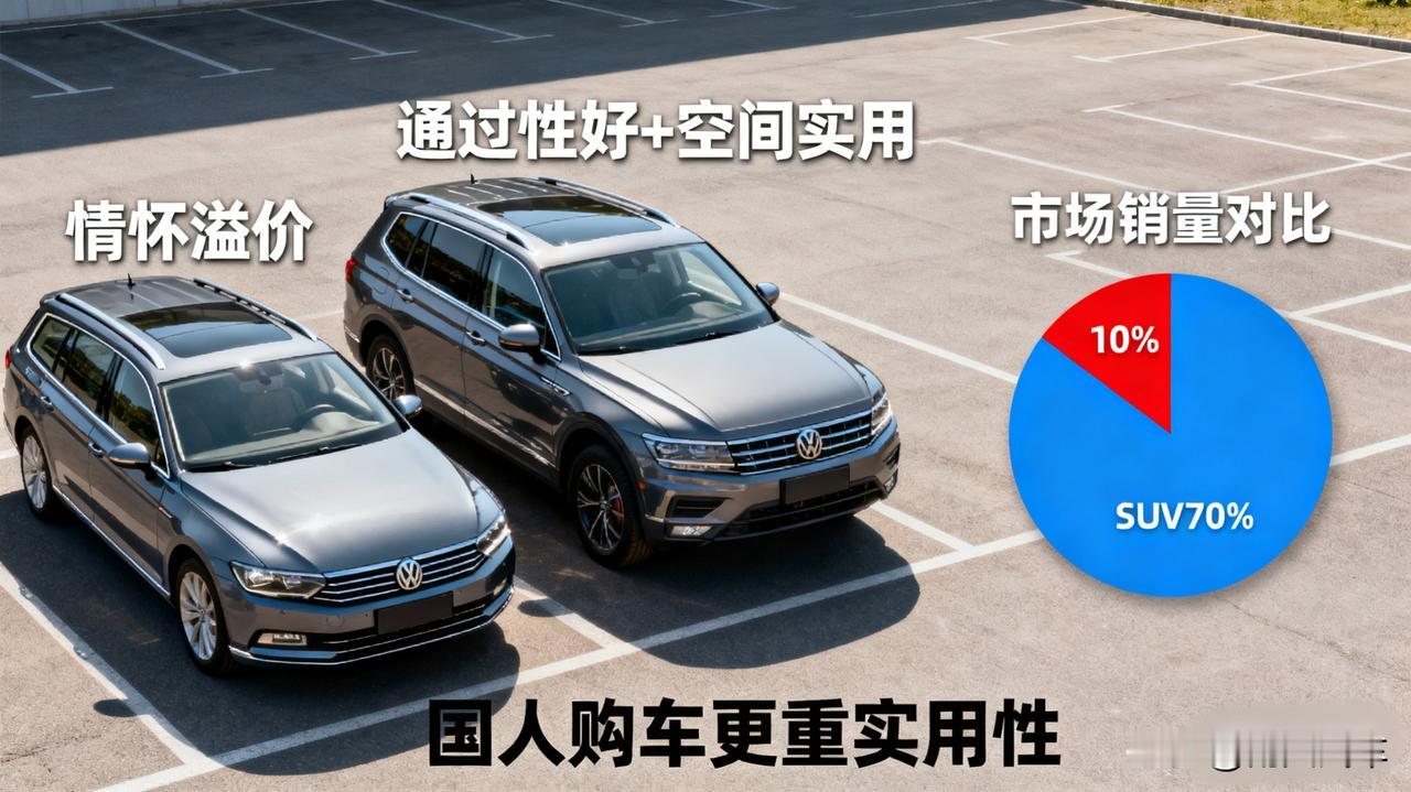 旅行车（瓦罐）为啥火不起来？

国人更喜欢同平台的SUV，通过性好，空间也不小。