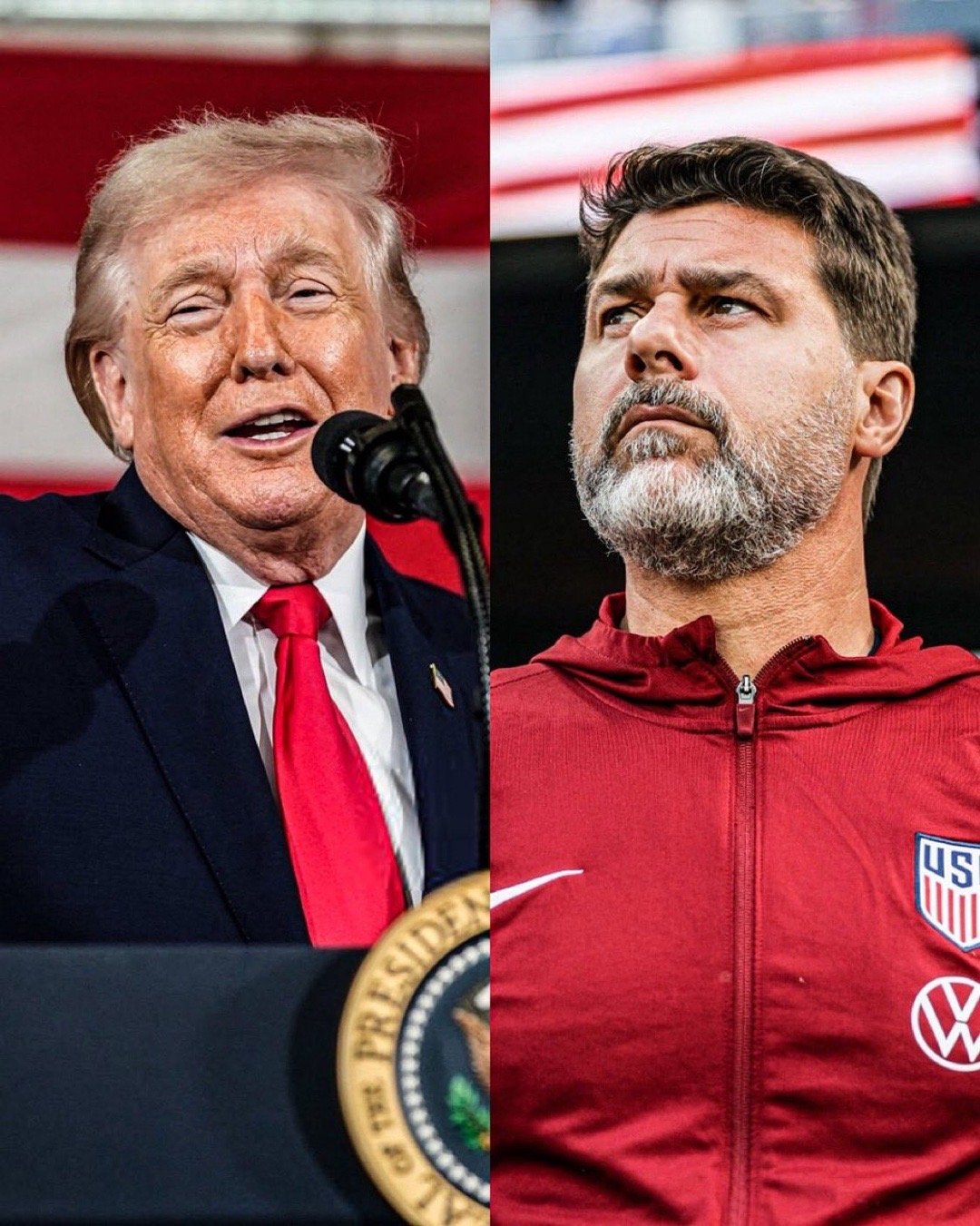 “在世界杯抽签仪式上，我与特朗普有过几分钟的交谈。他问我：