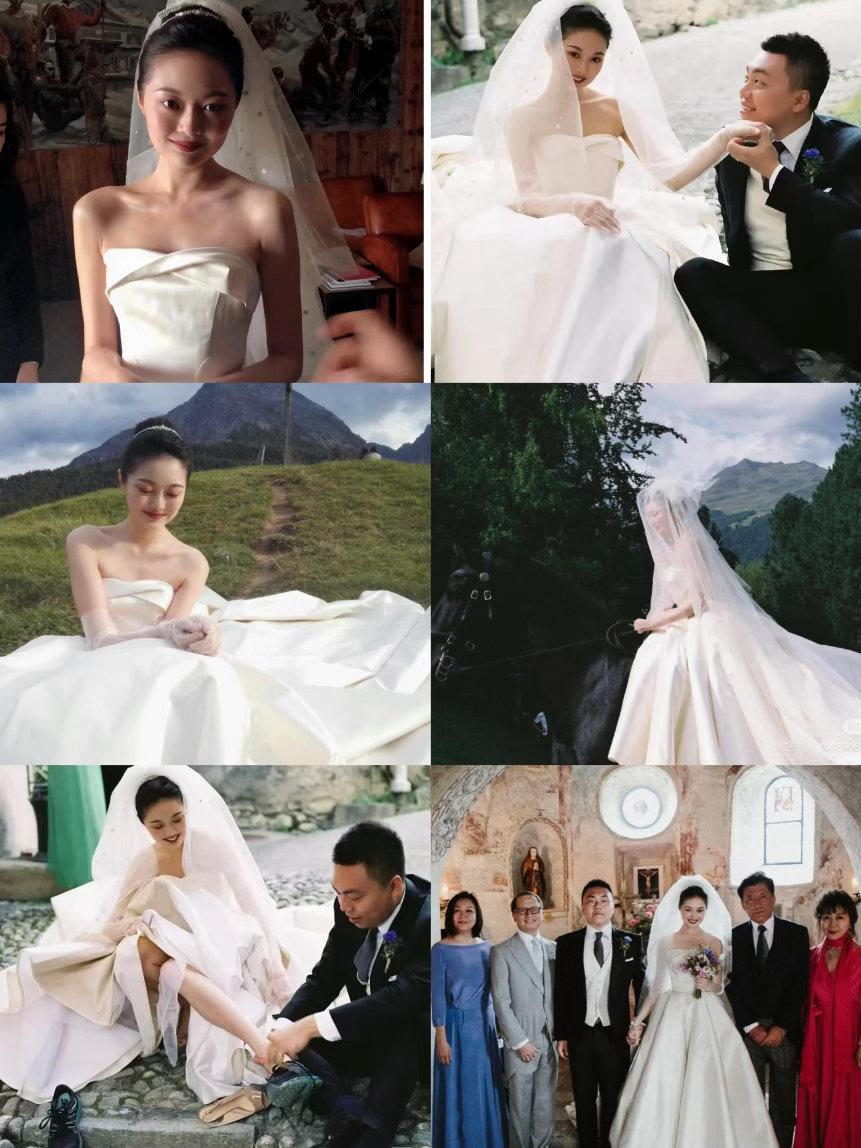 同一类型婚礼，不同感觉，晚晚和奚梦瑶都圆了古堡婚礼梦。晚晚眼光还是蛮超前的