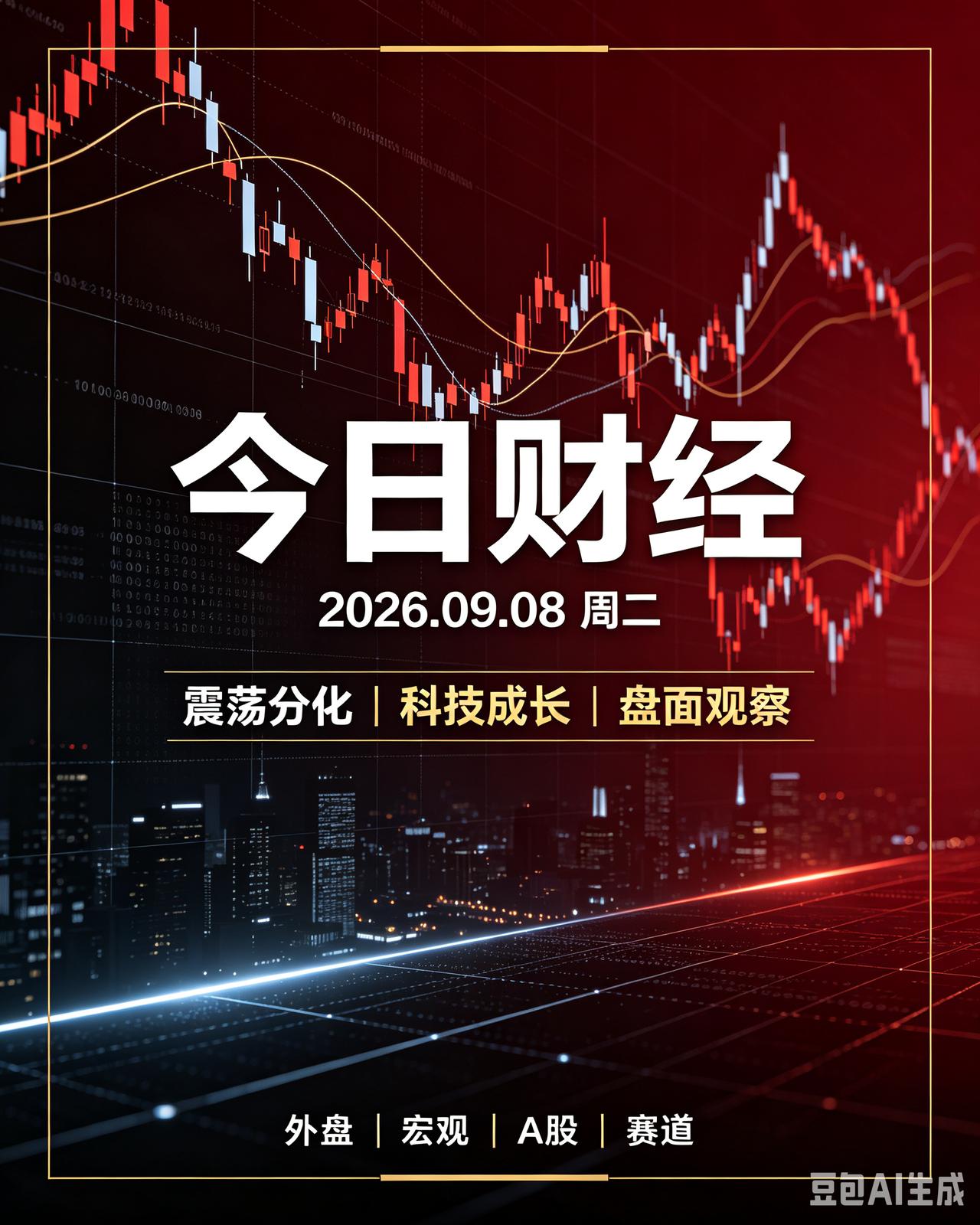 今日财经｜2026‑09‑08 周二
 
风险提示：仅公开资讯整理，不构成投资建