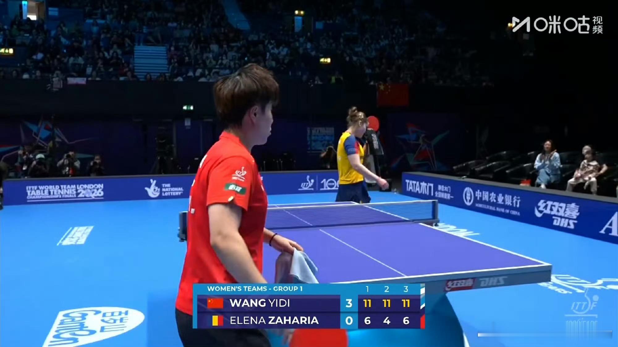 统治级零封！国乒女团世乒赛首战3-0横扫罗马尼亚，三盘未丢一局强势开门红北京时间