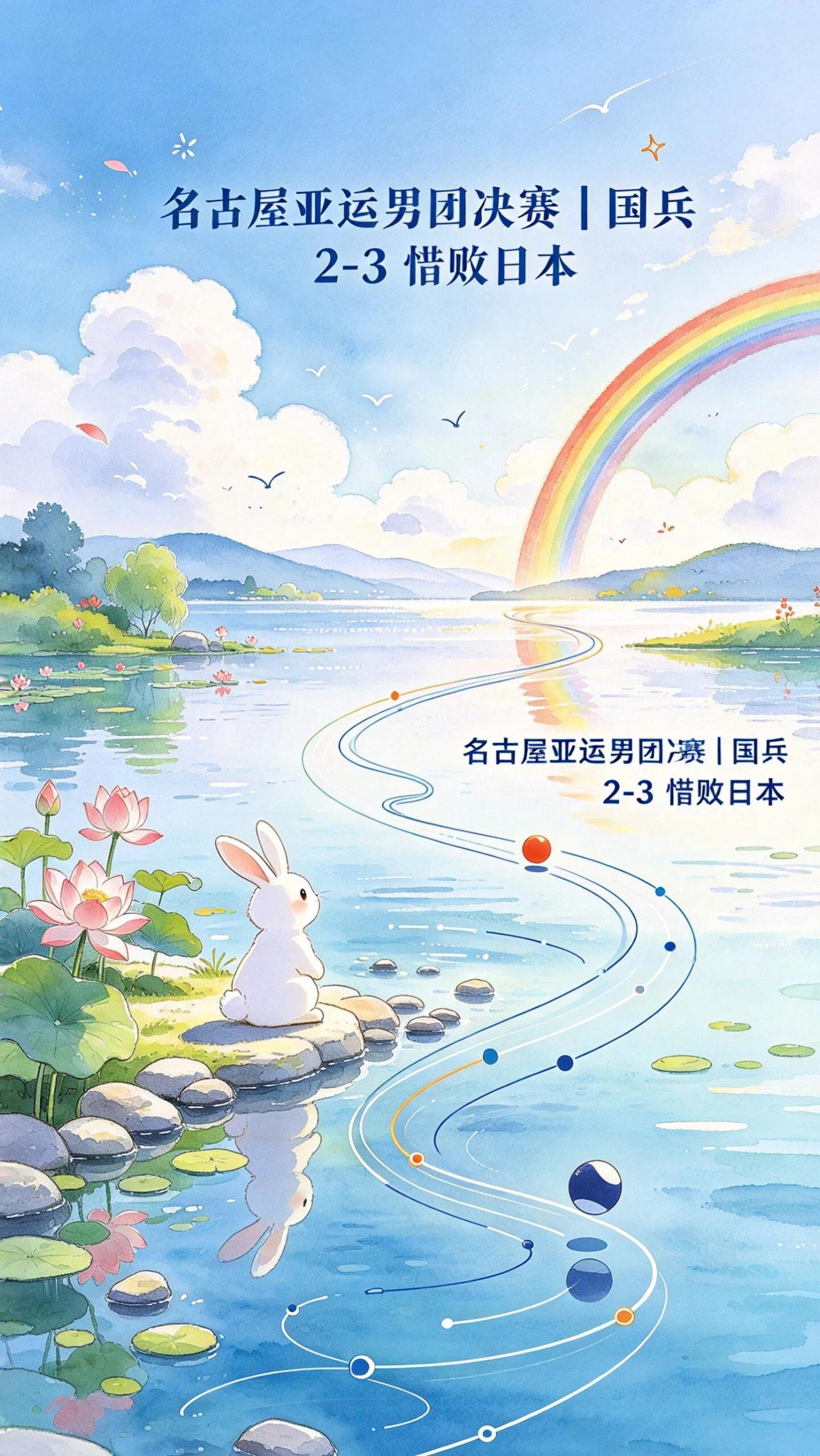 名古屋亚运男团决赛，国乒苦战五盘2比3惜败日本，终结亚运男团连冠纪录。这场失利不