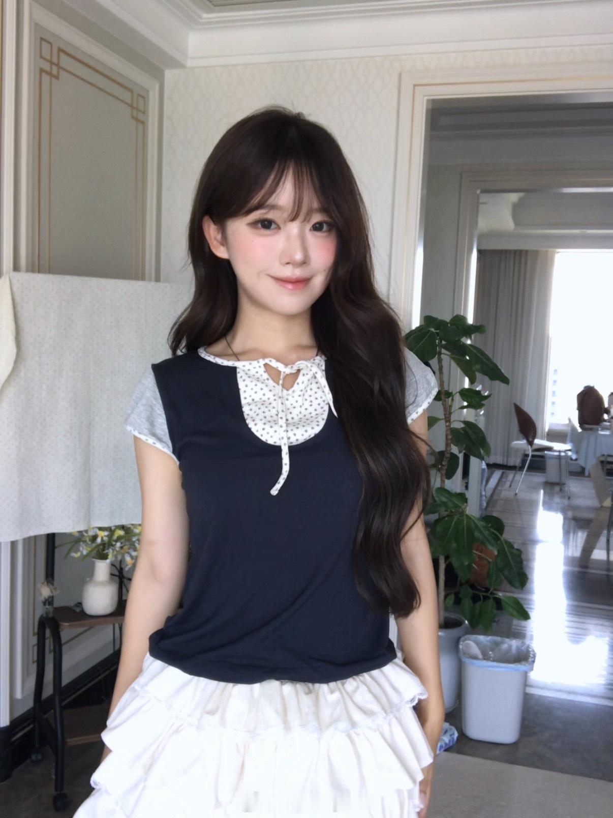忙完终于来分享了穿搭👚这次的衣服好喜欢！但大多都是韩代 穿着确实好看啊🥹不知