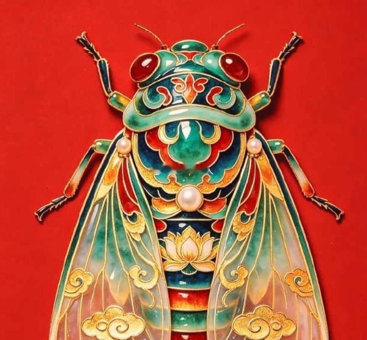 七彩金蝉，助力你一鸣惊人，腰缠万贯 