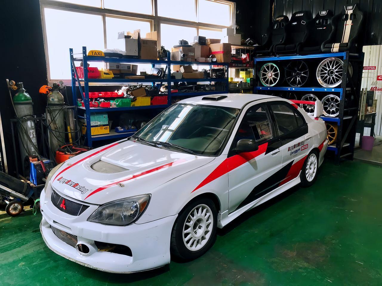 《飞驰人生3》那股赛道味还没散，，再看这台三菱蓝瑟职业赛车，真的有点对味🏁。F