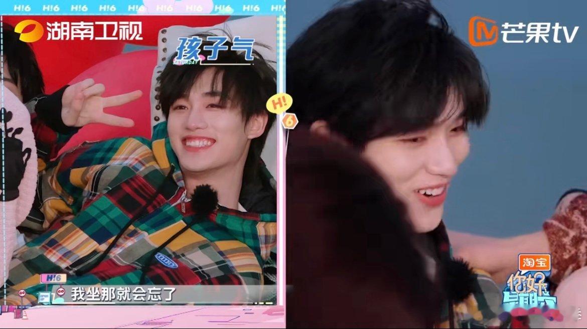 王鹤棣随便一坐霸气侧漏  王鹤棣霸气侧漏，丁程鑫阳光少年感十足，两人同框，风格反