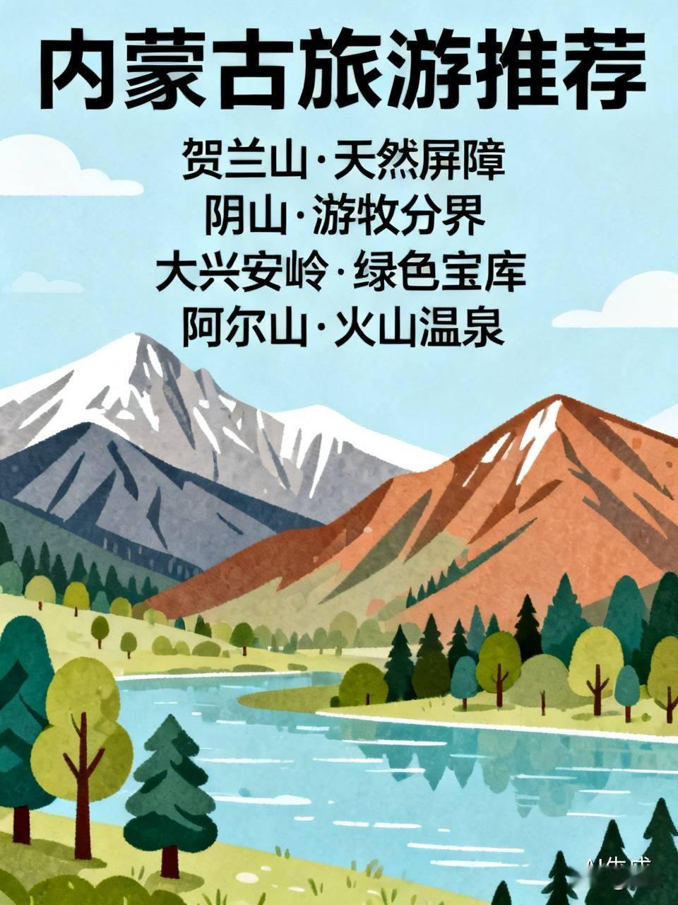 内蒙古旅游最值得去的地方有哪些? 去内蒙古旅游，可别只盯着草原，这几座山也超值得