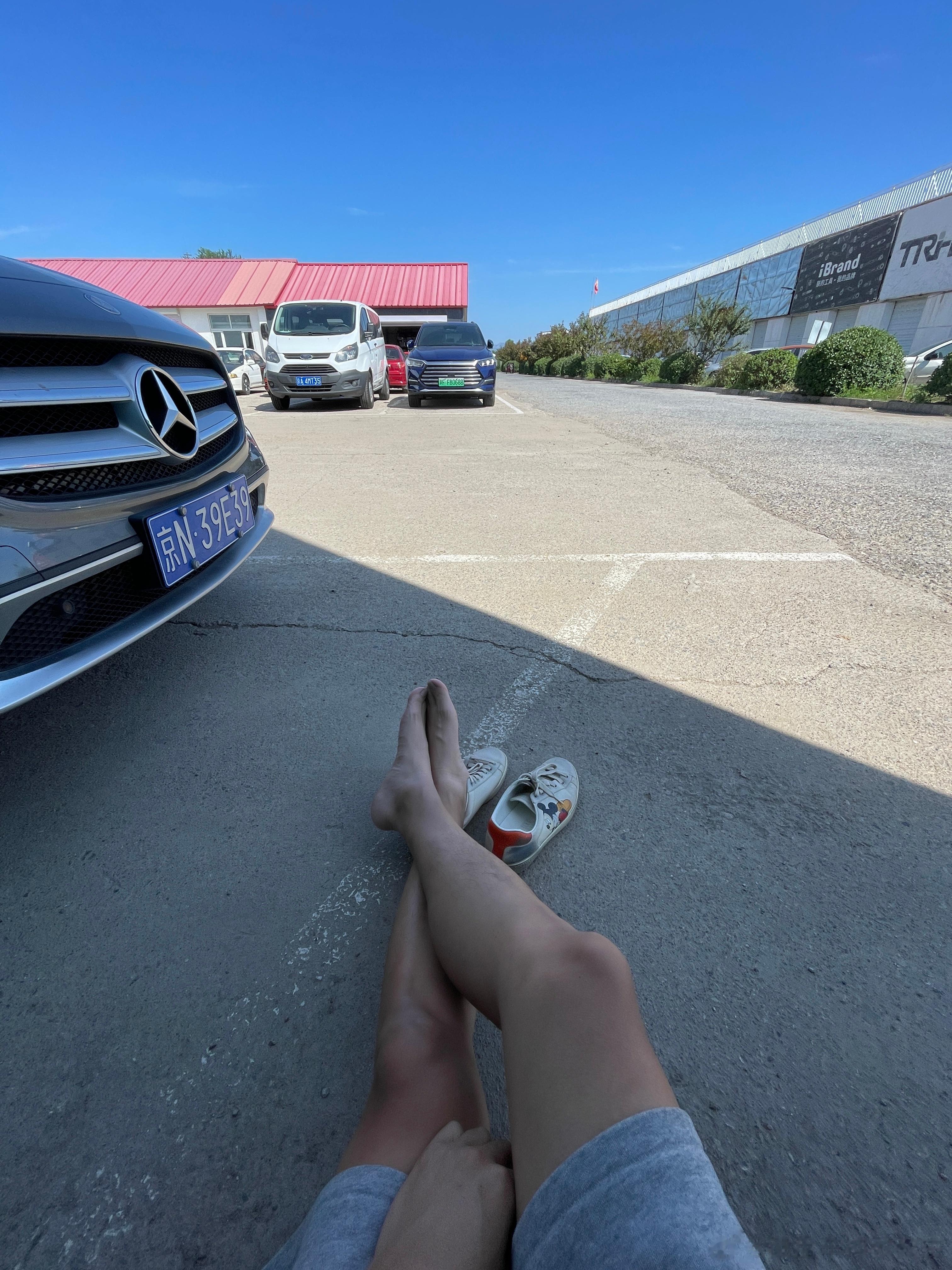 挺凉快的，在阴影里 ​​​