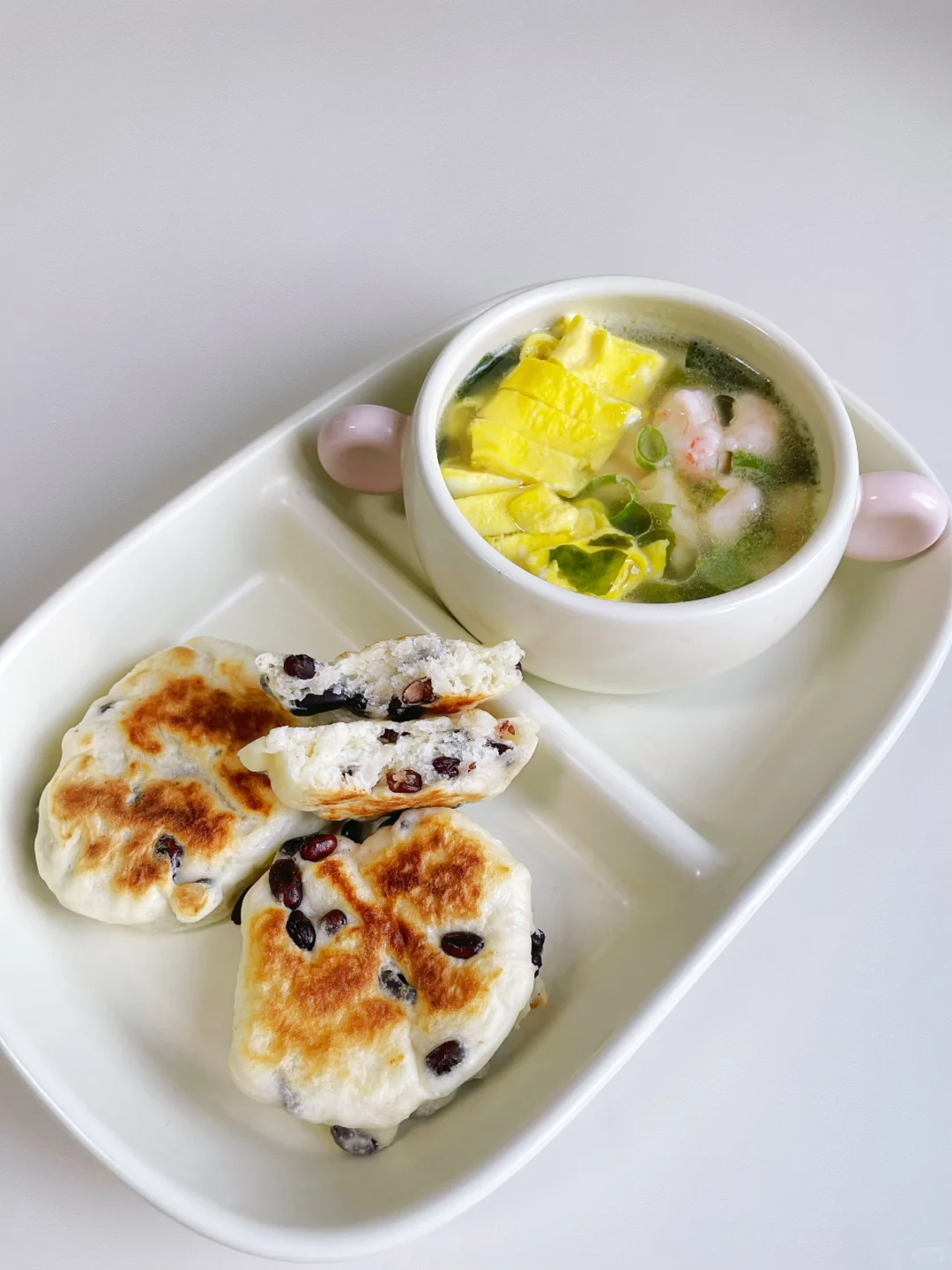 全职妈妈和2岁宝宝的早餐～ 😋发面饼超好吃