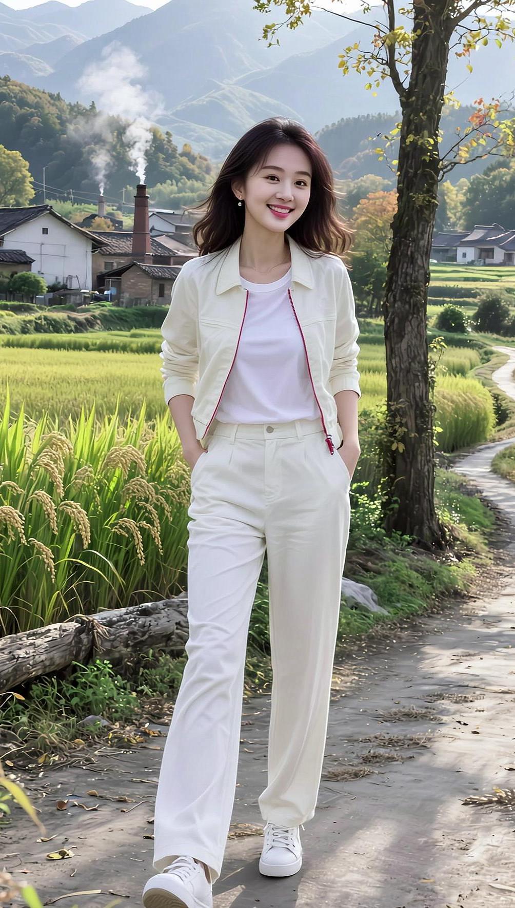 AI田园清新照 抖音ai创作 穿出你的时尚你的感觉