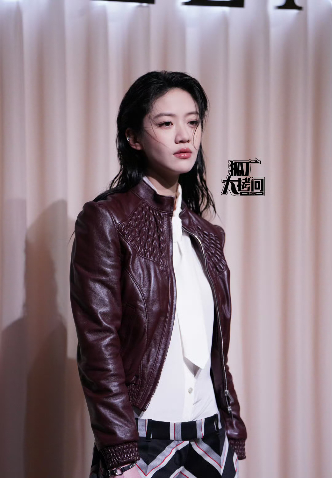 向涵之今日线下活动视频➕生图，湿发背头好A