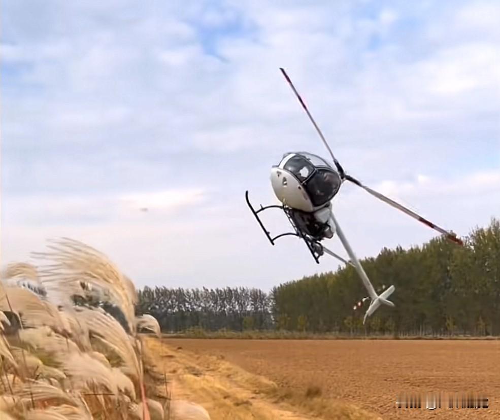 在田边的泥路上，一个人包着背包，带着一条狗，开着飞机上班去了，张雪机车老板张雪的
